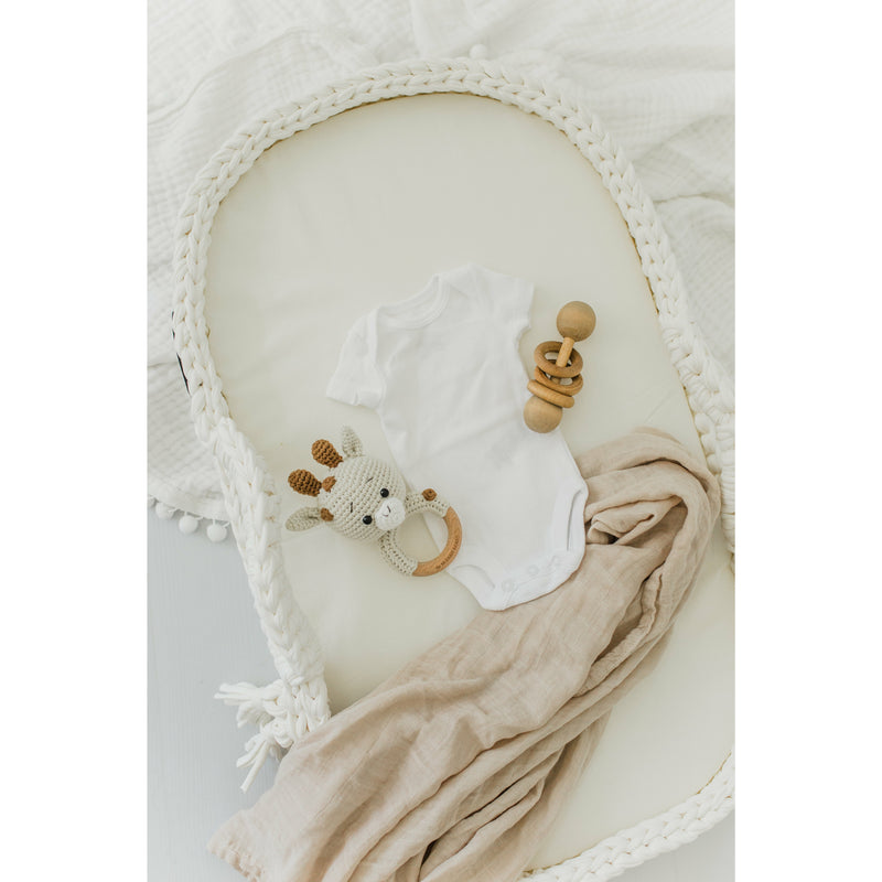 Muslin Swaddle Blanket (Taupe)